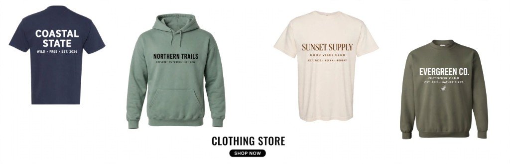 Clothing store — shop apparel collection